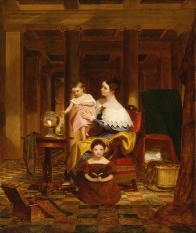The Goldfish Bowl: Mrs. Richard Cary Morse and Family by Samuel Finley Breese Morse